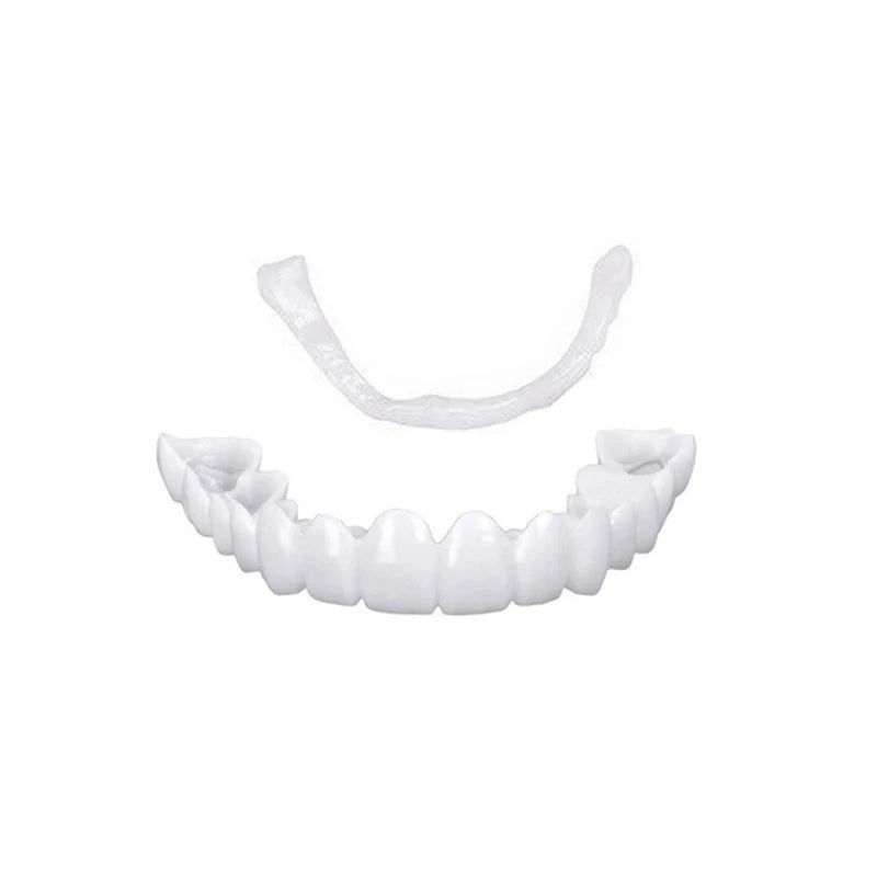 Veneer Snap-on Teeth Kit – Fake Temporary Tooth Whitening Replacement, Dental Fix for Men & Women