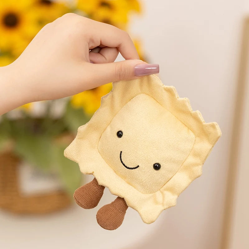 Cute Dessert Plush Toys – Soft Cake, Waffle, Pancake, Macaron, Éclair Stuffed Dolls for Kids Gift & Home Decor