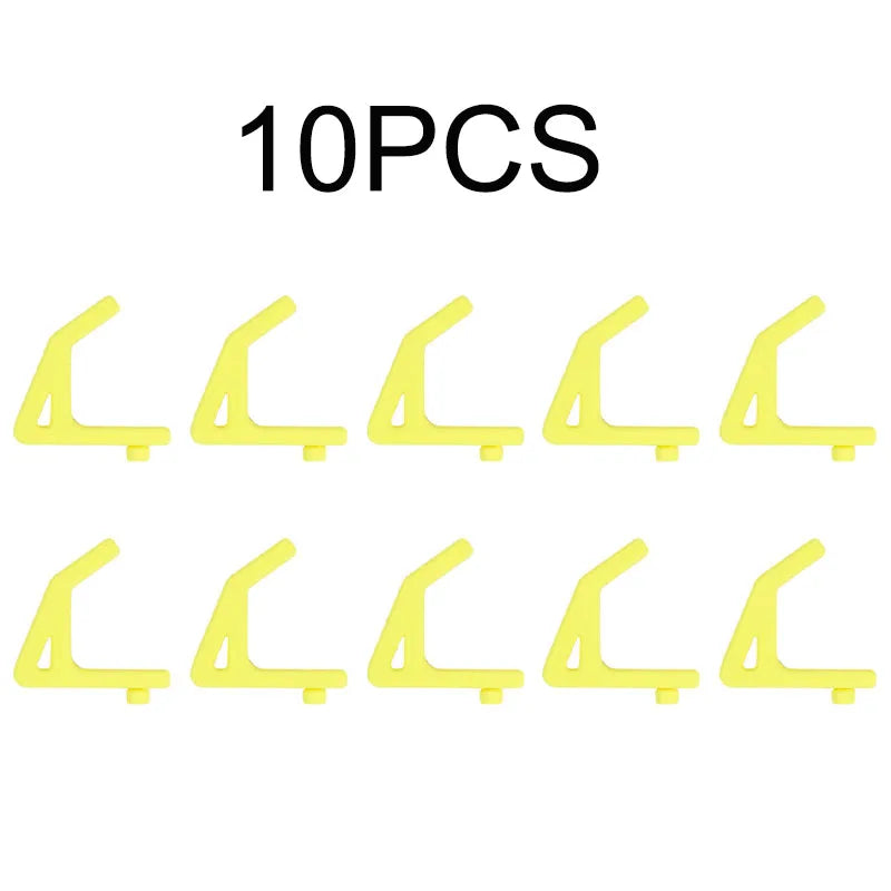 Universal Shelf Hooks - 10.3mm Hole Spacing Storage & Garage Shelving Support Hooks 5-20PCS