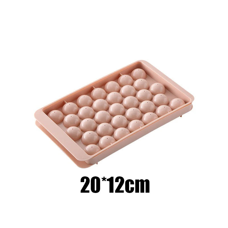 33-Cavity Ice Ball & Popsicle Mold — PP Tray for Whiskey, Ice Cubes, Lollipops, DIY Kitchen Accessories