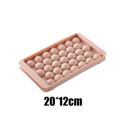 33-Cavity Ice Ball & Popsicle Mold — PP Tray for Whiskey, Ice Cubes, Lollipops, DIY Kitchen Accessories