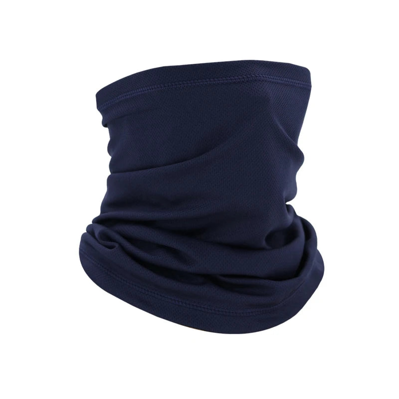 Men’s Windproof Neck Gaiter & Elastic Tube Scarf — Ear Cover, Half Face Sun Shield Headband Bandana