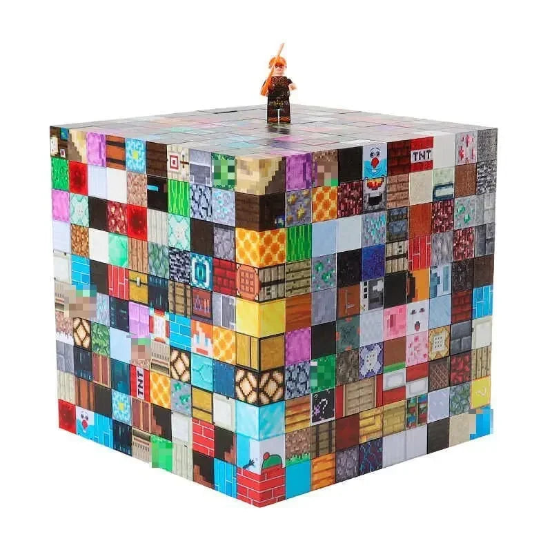 2025 DIY Magnetic Building Blocks – 10-300pcs Mini Puzzle Set for Kids Birthday Gifts