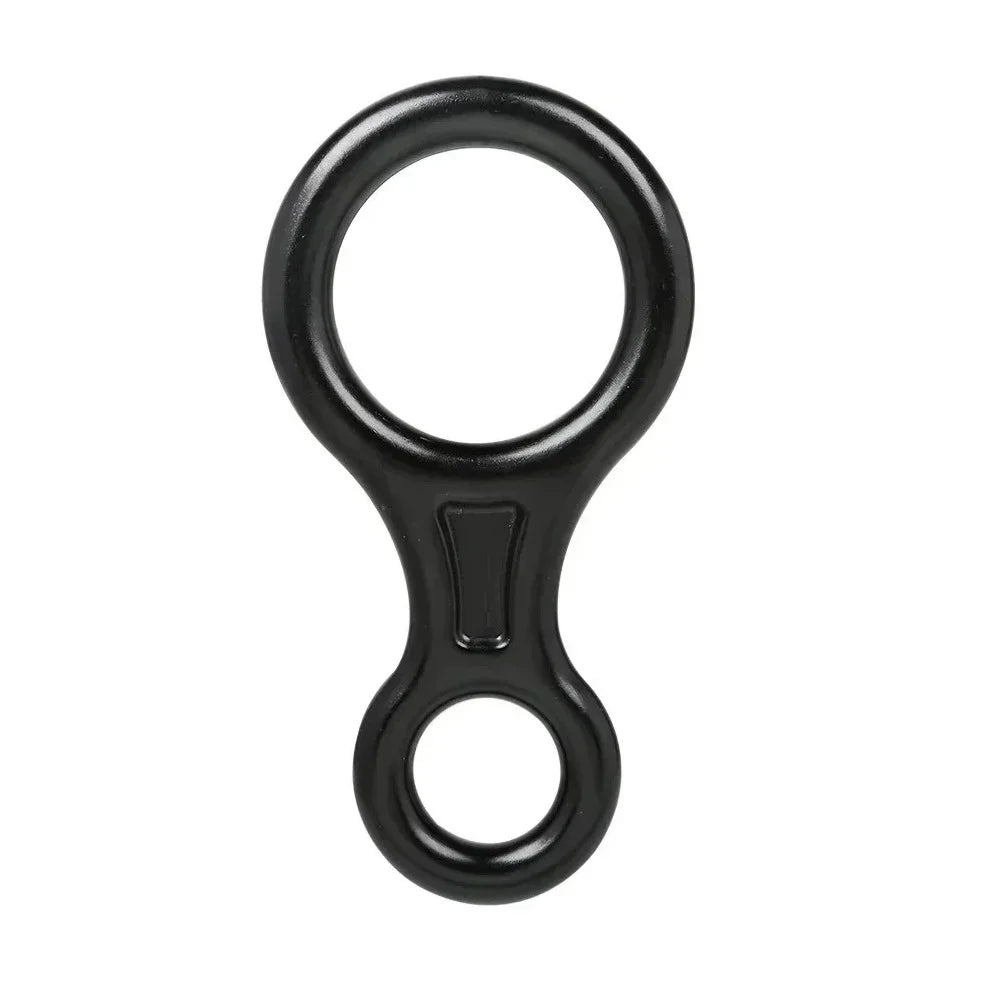 Aluminum 8 Shape Carabiner - Rock Climbing Rigging Descender, Belay Device, Abseiling 35kN Eight Ring Xinda Downhill Equipment