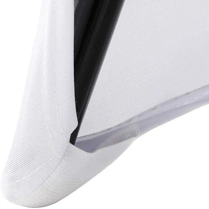 READOR White Spandex Chair Covers – 30/50/100Pcs Stretch Slipcovers for Wedding, Party & Banquet Folding Chairs