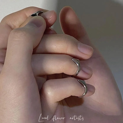 3PCS Y2K Metal Finger Rings — Punk Gothic Hip Hop Geometric Joint Rings for Men & Women
