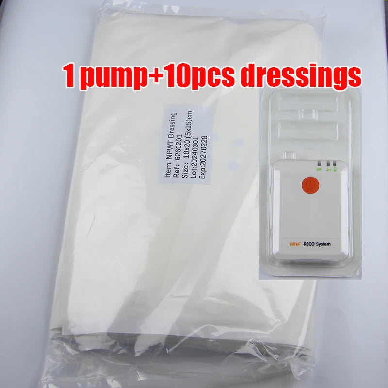 Negative Pressure Wound Therapy (NPWT) System — VAC Device with Dressing Kit for Medical Wound Care