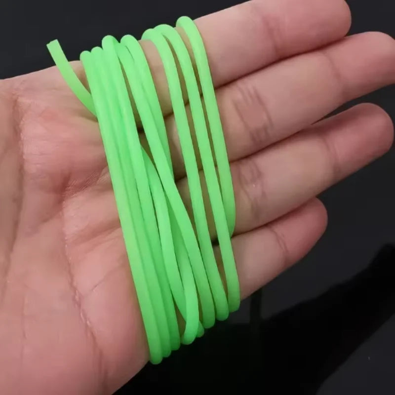 Luminous Fishing Hose Silicone Tubing - Anti-Rig Sleeves for Deep Sea Fishing, Available in 0.8-2mm, Pesca Iscas Tackle Tools