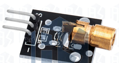 KY-008 650nm Laser Transmitter Module – Laser Sensor Receiver Kit, Non-Modulated Tube Module
