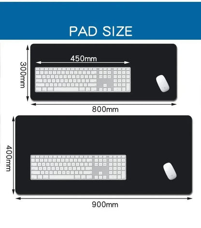 Anime Cute Angel Girl XXL Mouse Pad — Extended Gaming Desk Mat for Laptop, PC, Keyboard, Kawaii Pink Mousepad Carpet