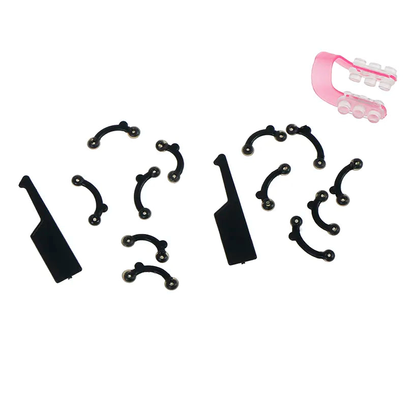 Elevate Your Nose Beauty with a 6-Piece Beauty Nose Up Lifting Set - No Pain Nose Shaping Clips and Massager Tools for Women and Girls in 3 Sizes