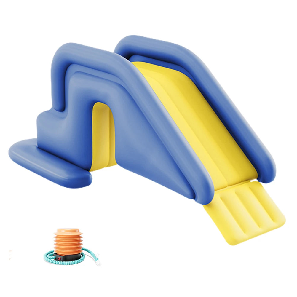 Inflatable Kids Slide & Climbing Wall Combo – Compact Outdoor Inflatable Play Park for Backyard Fun & Activities