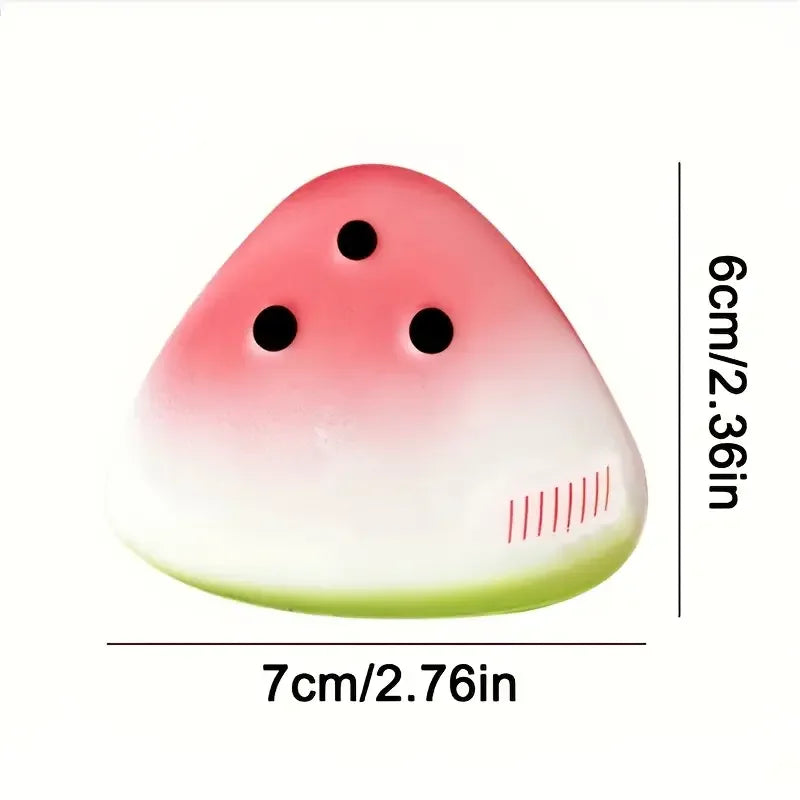 Anti-Stress Squishy Watermelon Toy – Soft Ice Skin Slow Rebound Squeeze Decompression Stress Relief Fidget Toy for Relaxation