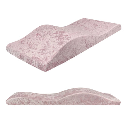 Lash Mattress and Cover – Wave Memory Foam Beauty Salon Lash Bed, Curved Topper for Eyelash Foam Spa