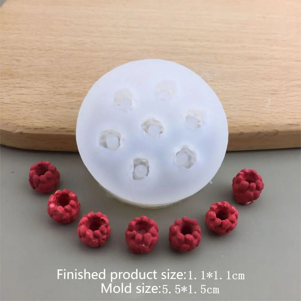 3D Fruit Candle Silicone Mold – Blueberry & Raspberry DIY Chocolate & Baking Craft Mold