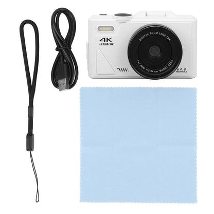 Retro 64MP Digital Camera – Stabilization Video, Pause Function, 3-Inch IPS Screen for Vlogging & Beginners