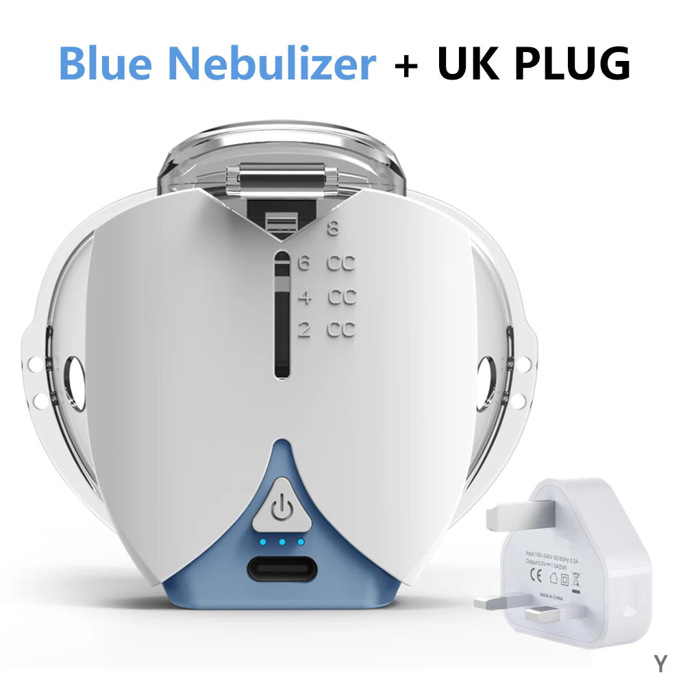 Mini Portable Silent Handheld Nebulizer – Ultrasonic Medical-Grade Inhaler for Babies, Kids & Adults with Cough or Asthma