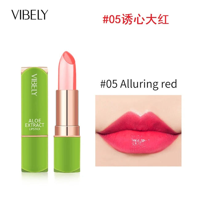 Aloe Vera Magic Lip Balm – Color Changing, Natural Moisturizing Lipstick with Safe, Nutritious Ingredients