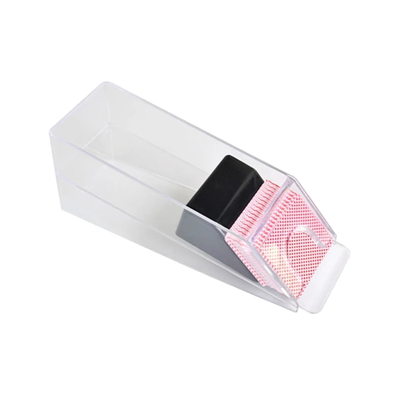 4/6-Deck Acrylic Blackjack Dealing Shoe – Durable Poker Dealer Equipment & Card Game Supply