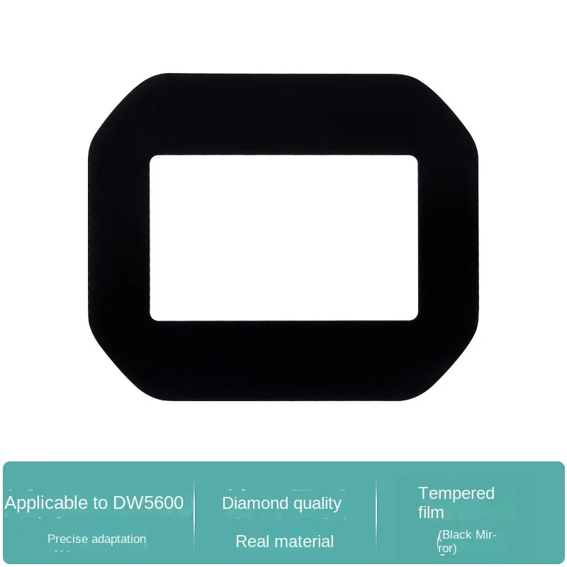 Tempered Mirror Glass Screen Protector for Casio DW-5600 GM-5600 GW-B5600 - Reflective Watch Display Film Accessory