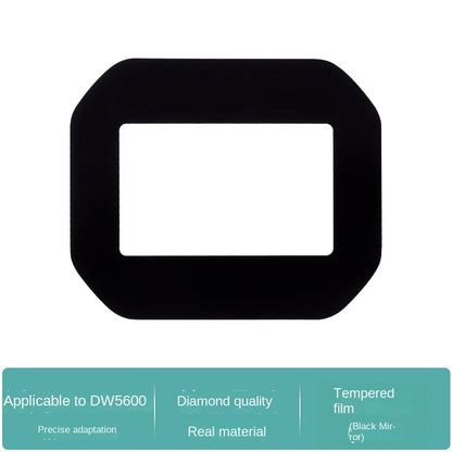 Tempered Mirror Glass Screen Protector for Casio DW-5600 GM-5600 GW-B5600 - Reflective Watch Display Film Accessory
