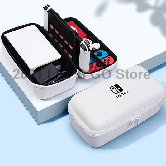 Newest Nintendo Switch/OLED Protective Portable Travel Carrying Case: Pouch Storage Bag for Console and Accessories - Keep Your Gear Safe On-The-Go!