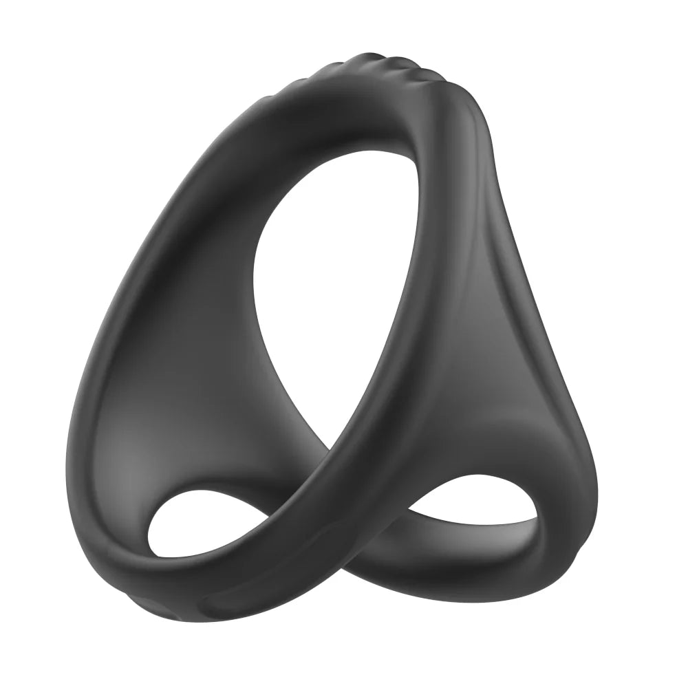 Silicone Penis Ring with Semen Lock – High Elasticity Delay Ejaculation Cock Ring for Men & Couples 18+