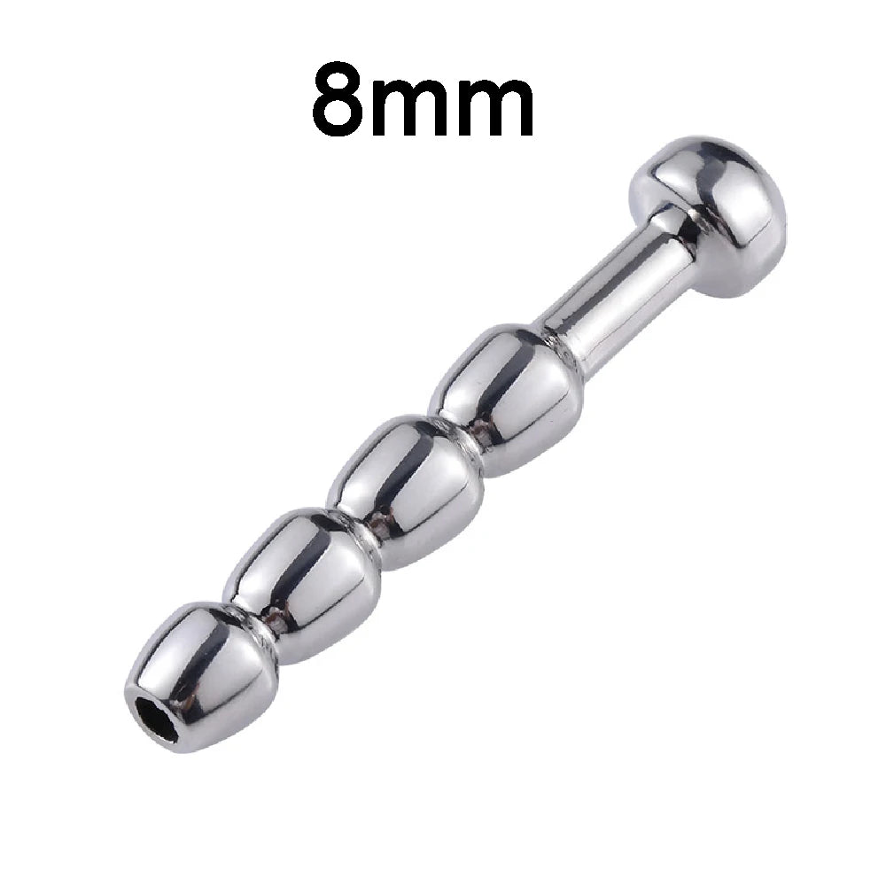 28-Piece Stainless Steel Urethral Sound Set – Hollow Urethra Dilator & Male Stimulation Chastity Toy