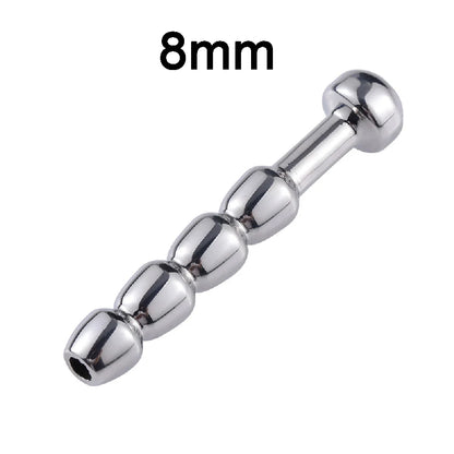 28-Piece Stainless Steel Urethral Sound Set – Hollow Urethra Dilator & Male Stimulation Chastity Toy
