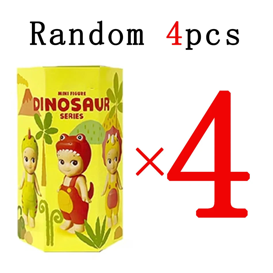 Dinosaur and Candy Mini Mystery Box – Cute Cartoon Collectible Figurines for Car Decor, Birthdays, and Gifts