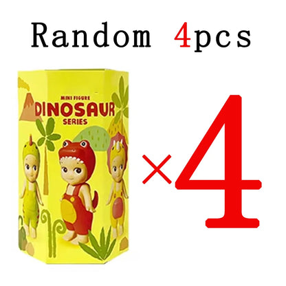 Dinosaur and Candy Mini Mystery Box – Cute Cartoon Collectible Figurines for Car Decor, Birthdays, and Gifts