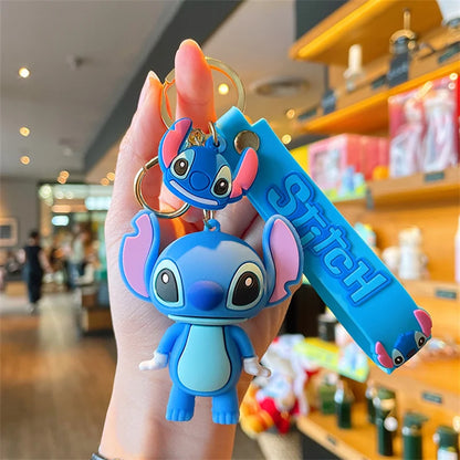 Anime Disney Cartoon Keychain – Gummed Girl, Mermaid & Princess Keyring, Cute Snow White & Alice Toy Gift