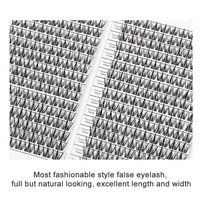 Individual Lash Extensions Kit – DIY Cluster Eyelash Book, False Lashes for Home Makeup