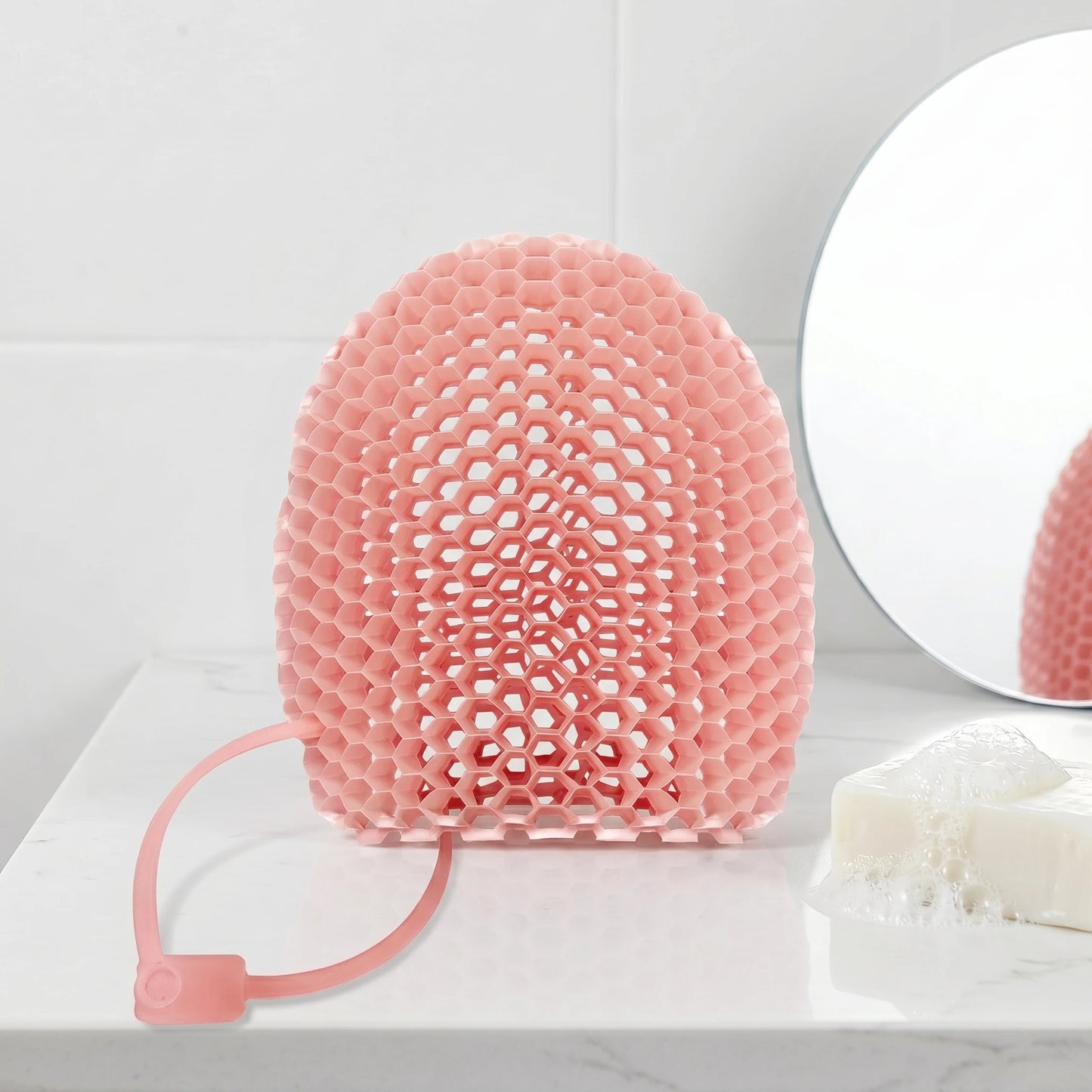 Honeycomb Exfoliating Shower Finger Caps - Breathable Skin Cleansing Scrubbers