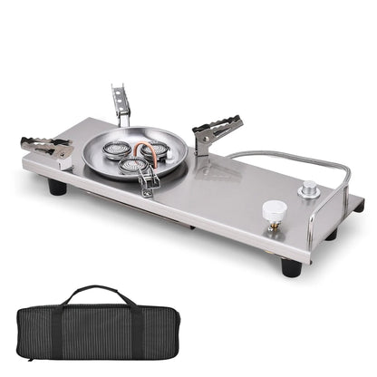 Pandatour IGT Folding Camping Gas Stove - One-Click Ignition High-Power Portable Table Burner