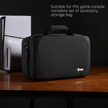 Hard Shell Carrying Case for PS5 – Protective Travel Bag for Console, Base & Accessories