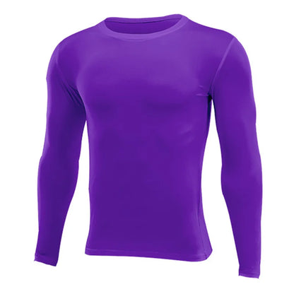 Unisex Compression Long Sleeve Base T-Shirt – Sports Fitness Top for Men, Women & Kids (Running, Gym, Basketball, Football)