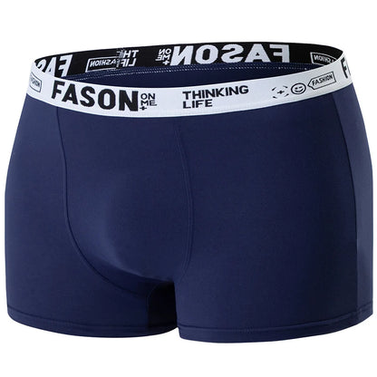 4/10 Pack Men's & Teen Boys' Boyshort Underwear – Comfy Elastic Waist, Parent-Child Matching, Multi-Size Fashion Shorts