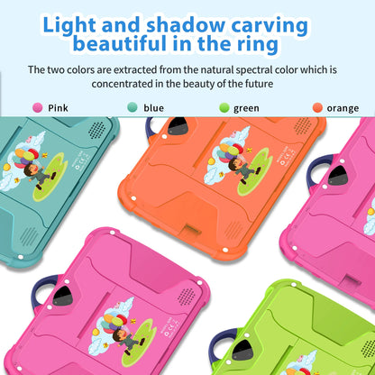 New Cartoon Pattern Kids Tablet – 7 Inch, Quad-Core, 4GB RAM, 64GB ROM, Android Learning & Education Games, Children's Gift