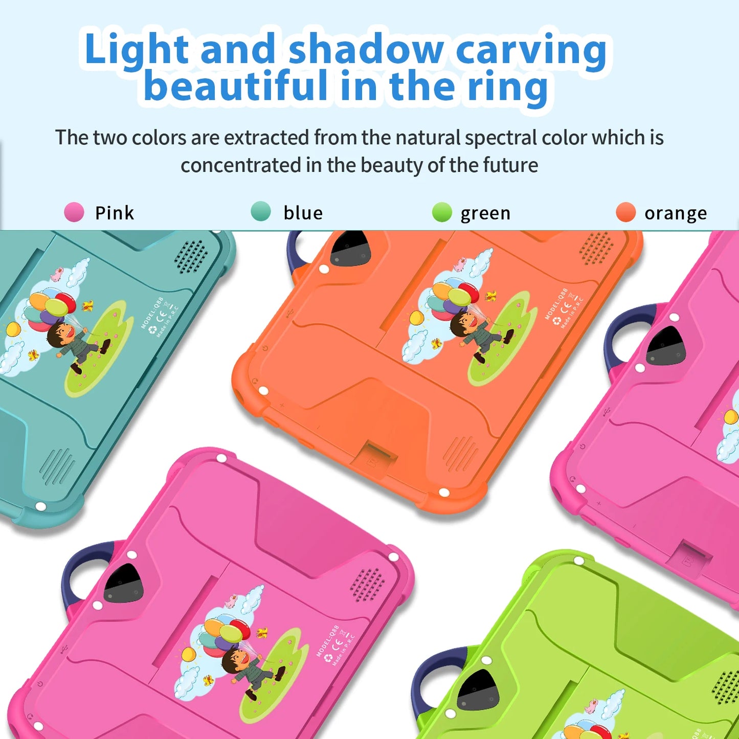 7-Inch Kids Tablet PC – Android 13, Quad-Core, 4GB RAM & 64GB ROM, Educational Learning Tablet for Children