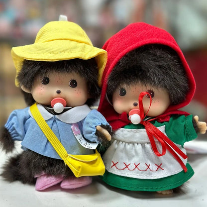 15cm DIY Monkey Plush Doll – Kawaii Dress-Up Pendant for Schoolbag, Cute Christmas & Children’s Gift