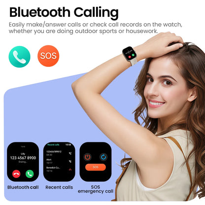 HAYLOU Watch S6 Smartwatch — 2.01" HD Display, Bluetooth Voice Calls, IP68 Waterproof Fitness Tracker