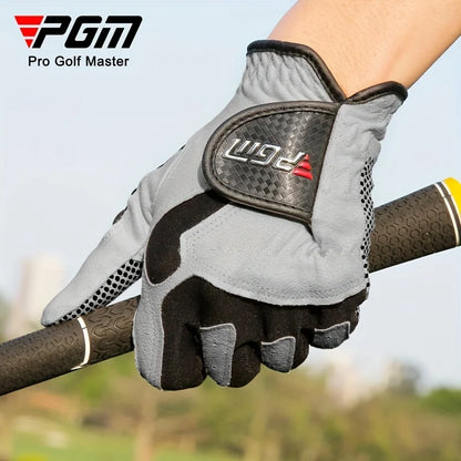 PGM Professional Golf Gloves – Breathable Microfiber, Non-Slip Grip for Club Swing & Putting Training