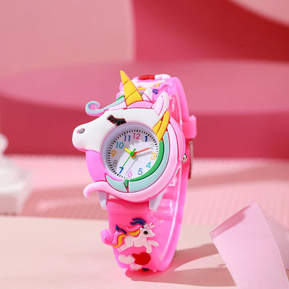 Cartoon Silicone Gift Watch for Kids – Cute Colorful Wristwatch for Boys and Girls