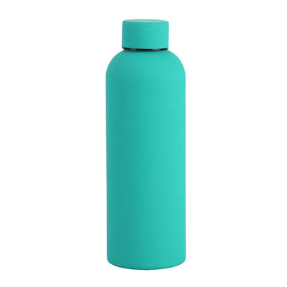 500/750ML Stainless Steel Thermos Cup – Outdoor Sports Kettle, Rubber Paint, Double-Walled Insulated Water Bottle