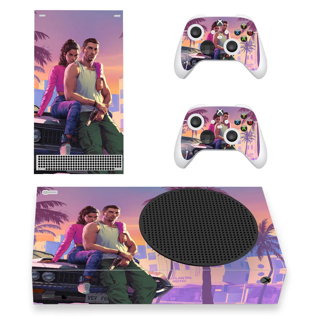 Xbox Series X/S Custom Vinyl Skin - Console & 2 Controller Decal Sticker Cover for Personalized Protection