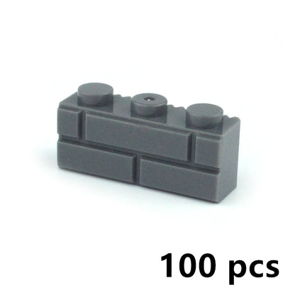 DIY Building Block Wall Figures Bricks - 1x2, 1x3 & 1x4 Small Construction Bricks for Creative Building & Educational Play