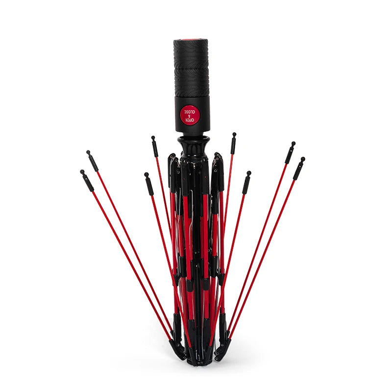 8-Bone Windproof Automatic Folding Umbrella – UV Sunblock Travel Umbrella for Men, Business Style