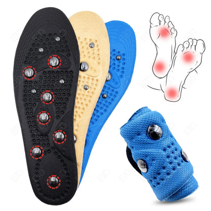 EiD Magnetic Therapy Foot Insoles – Soft Acupressure Sports Cushion for Men & Women