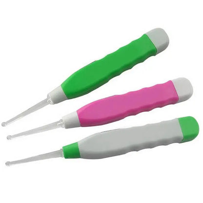 Cartoon LED Earwax Removal Tool Set – Light-Up Ear Pick and Cleaning Spoon for Gentle Ear Care